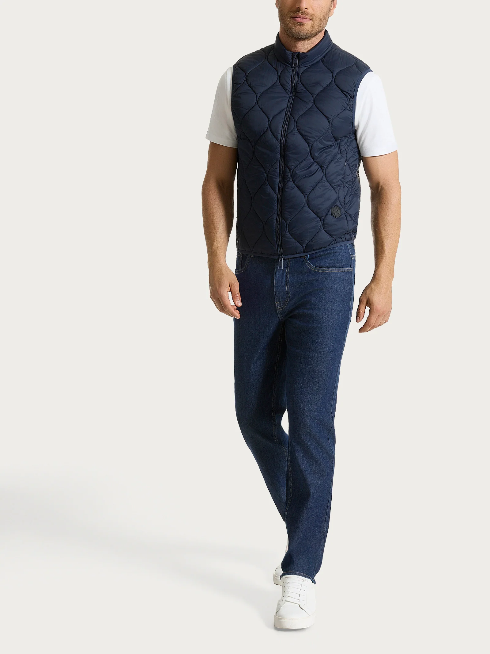 Piumino Smanicato Onion Quilt - Bleu - Image 5